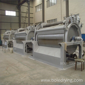 Steam heating Slurry rotary drum flaker dryer machine